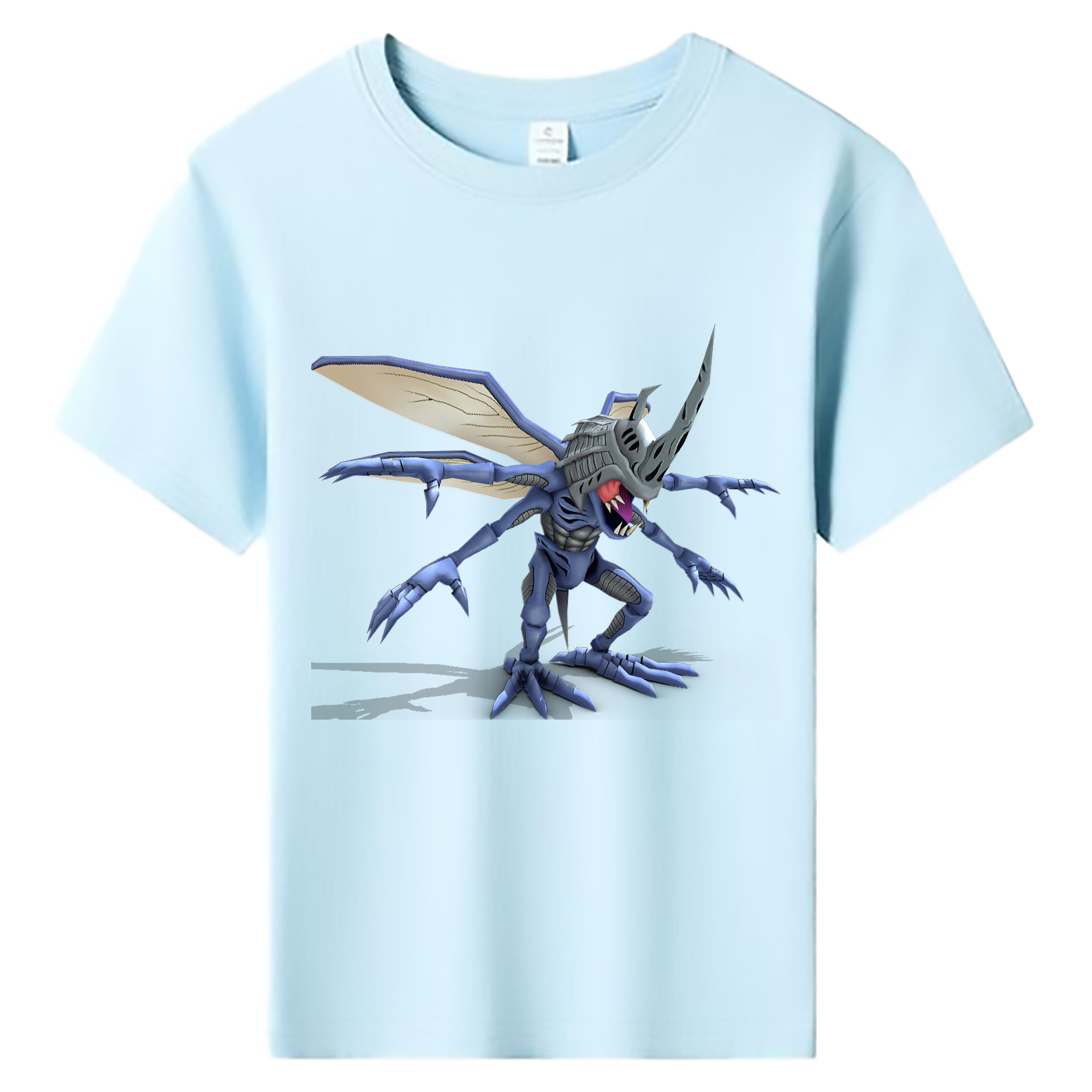（画像用） Digimon デジタルモンスター/デジモン 綿100％キッズTシャツ（フロントプリント）
